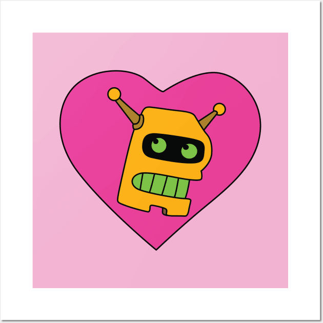 Calculon fan Wall Art by saintpetty